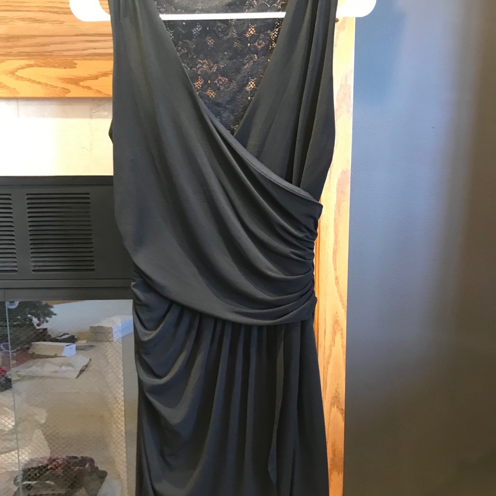 Women’s Ruched Black Dress